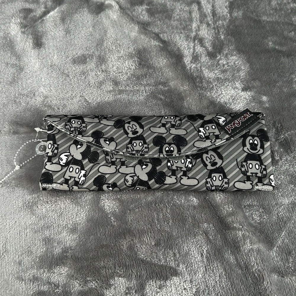 Disney X Jansport Mickey Mouse Burrito Pencil Accessories Pouch New Without Tags